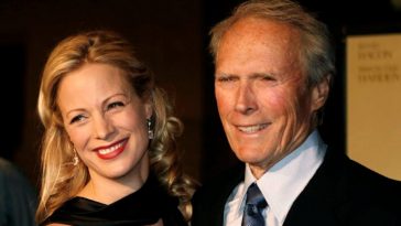Jacelyn Reeves and Clint Eastwood